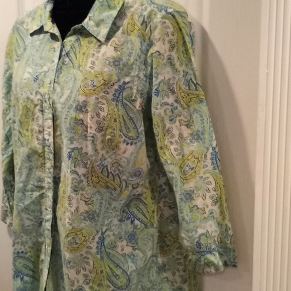 JCP Silk Blend Blouse - Picture 3 of 5